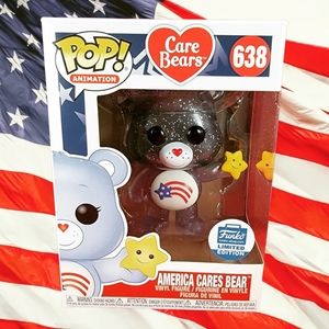 America cares bear funko exclusive # 638 (nib)